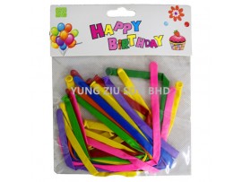 16PC LONG BALLOON(HAPPY BIRTHDAY)